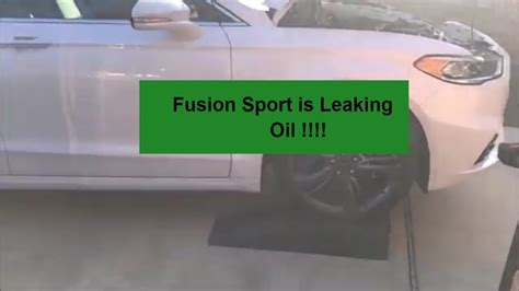 ford fusion oil leak|2010 Fusion 3.0 Oil Leaks